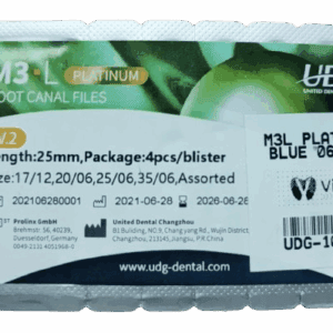 M3 L PLATINUM V2 BLUE  06  C/ 4 PCS 25 MM
